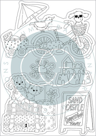 Craft Consortium Sandy Paws Sand Castle Clear Stamps (CCSTMP066) (DISCONTINUED) Craft Consortium Sandy Paws Sand Castle Clear Stamps (CCSTMP066) (DISCONTINUED)