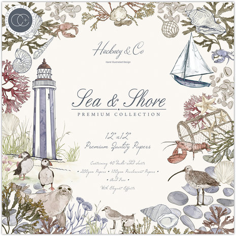 Craft Consortium Sea & Shore 12x12 Inch Paper Pad (CCPPAD027) (DISCONTINUED)