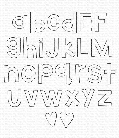 My Favorite Things Spell Anything Alphabet Die-namics (MFT-2054) (OUTLET) My Favorite Things Spell Anything Alphabet Die-namics (MFT-2054) (OUTLET)