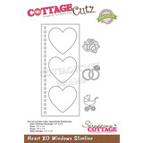 Scrapping Cottage Heart XO Windows Slimline (CCB-091) (OUTLET)