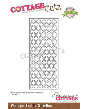 Scrapping Cottage Vintage Trellis Slimline (CCB-103) (OUTLET)