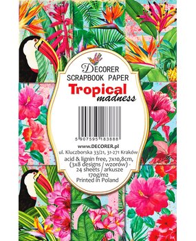 Decorer Tropical Madness Mini Paper Pack (DECOR-M92) (OUTLET)