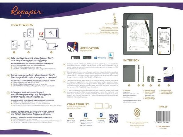 Faber Castell Graphic Tablet Repaper (FC-REPAPER01) (DISCONTINUED) Faber Castell Graphic Tablet Repaper (FC-REPAPER01) (DISCONTINUED)