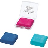 Faber Castell Kneadable Eraser (Turquoise/Blackberry/Blue) (FC-127124)