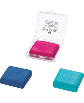 Faber Castell Kneadable Eraser (Turquoise/Blackberry/Blue) (FC-127124)