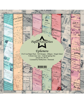 Paper Favourites Ephemera 6x6 Inch Paper Pack (PF176) (DISCONTINUED)