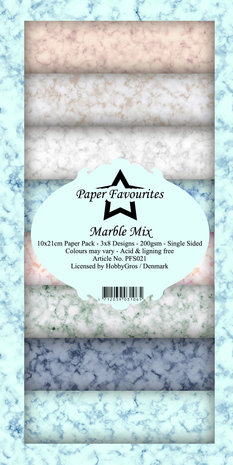 Paper Favourites Marble Mix Slim Paper Pack (PFS021) (DISCONTINUED)