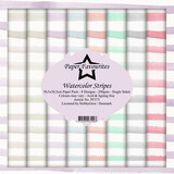 Paper Favourites Watercolor Stripes 12x12 Inch Paper Pack (PF373) (DISCONTINUED)