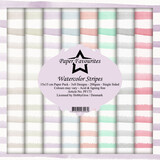 Paper Favourites Watercolor Stripes 6x6 Inch Paper Pack (PF173) (DISCONTINUED)