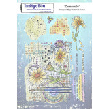 IndigoBlu Camomile A5 Rubber Stamps (IND0810) (OUTLET)