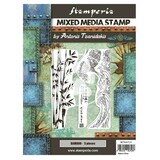 Stamperia Mixed Media Stamp Sir Vagabond in Japan Bamboo (WTKAT21) (DISCONTINUED)
