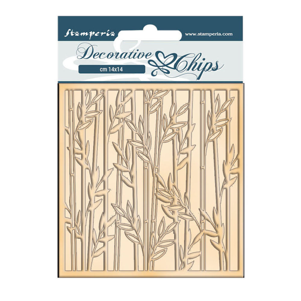 Stamperia Decorative Chips Sir Vagabond in Japan Bamboo (SCB94) (DISCONTINUED)