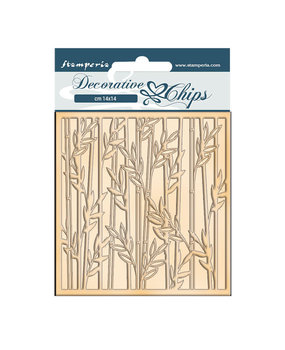 Stamperia Decorative Chips Sir Vagabond in Japan Bamboo (SCB94) (DISCONTINUED)