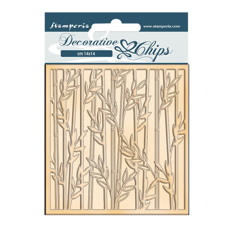 Stamperia Decorative Chips Sir Vagabond in Japan Bamboo (SCB94) (DISCONTINUED)