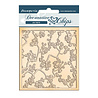Stamperia Decorative Chips Sir Vagabond in Japan Texture (SCB91) (DISCONTINUED)