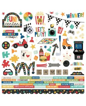 Simple Stories Family Fun Cardstock Sticker (15601) (DISCONTINUED)