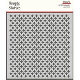 Simple Stories Family Fun Stencil Retro Diamonds (15624) (DISCONTINUED)