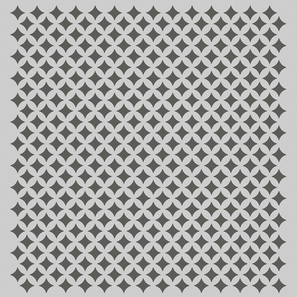 Simple Stories Family Fun Stencil Retro Diamonds (15624) (DISCONTINUED)