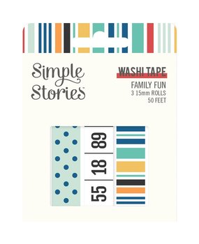 Simple Stories Family Fun Washi Tape (15622) (DISCONTINUED)