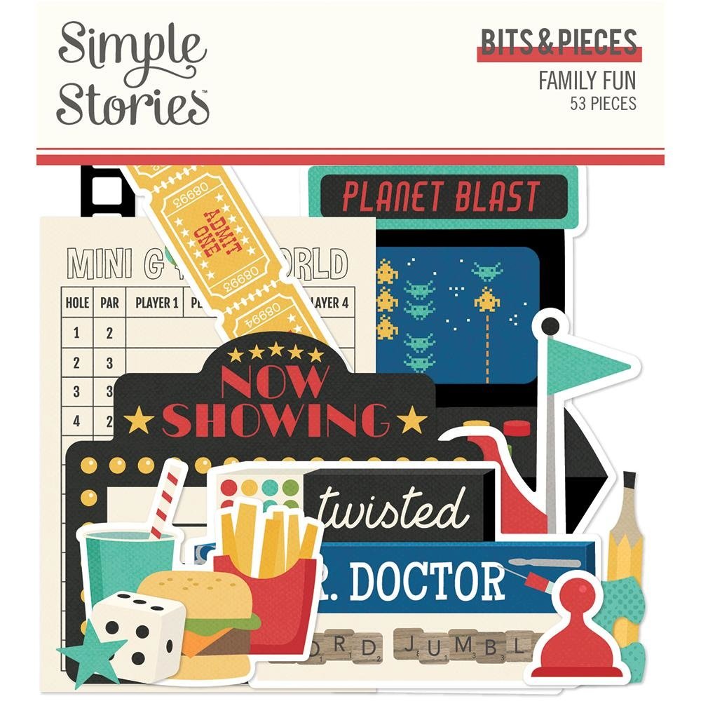 Simple Stories Family Fun Bits & Pieces (15615) (DISCONTINUED)