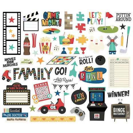 Simple Stories Family Fun Bits & Pieces (15615) (OUTLET)
