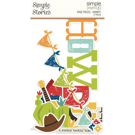 Simple Stories Simple Pages Pieces Howdy! (15423) (OUTLET)