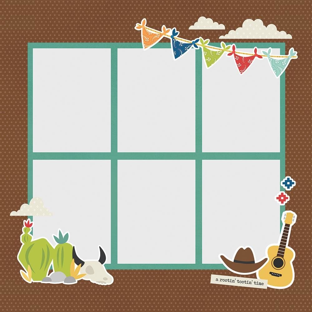 Simple Stories Simple Pages Pieces Howdy! (15423) (OUTLET)
