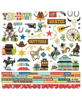 Simple Stories Howdy! Cardstock Sticker (15401) (OUTLET)