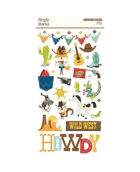 Simple Stories Howdy! Chipboard (15414) (OUTLET)