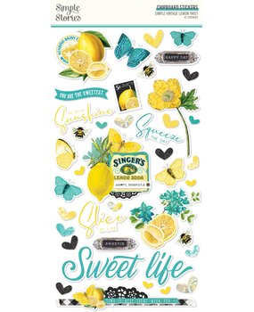 Simple Stories Simple Vintage Lemon Twist - 6x12 Chipboard (15220) (OUTLET)