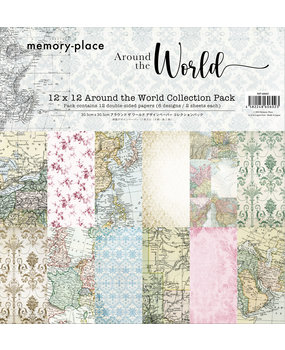 Memory Place Around the World 12x12 Inch Paper Pack (MP-60602) (OUTLET)