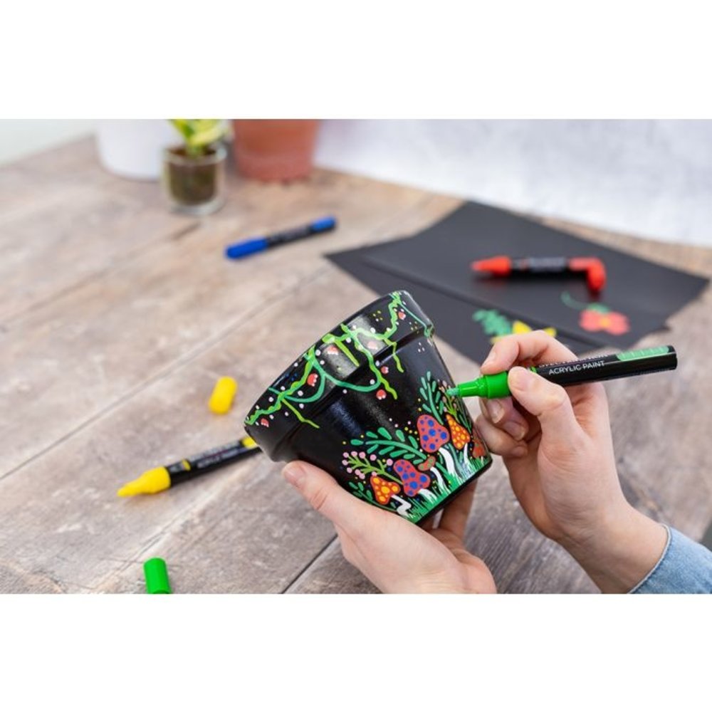 Spectrum Noir Acrylic Paint Markers Bright (4pcs) (SN-ACPM-BRI4) (DISCONTINUED) Spectrum Noir Acrylic Paint Markers Bright (4pcs) (SN-ACPM-BRI4) (DISCONTINUED)