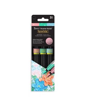 Spectrum Noir Sparkle Brush Pens Soft Pastels (3pcs) (SPECN-SPA-SPT3) (DISCONTINUED)