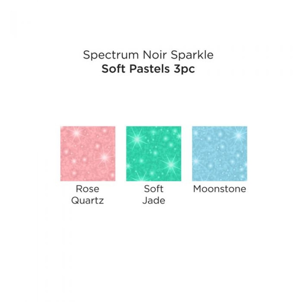 Spectrum Noir Sparkle Brush Pens Soft Pastels (3pcs) (SPECN-SPA-SPT3) (DISCONTINUED)