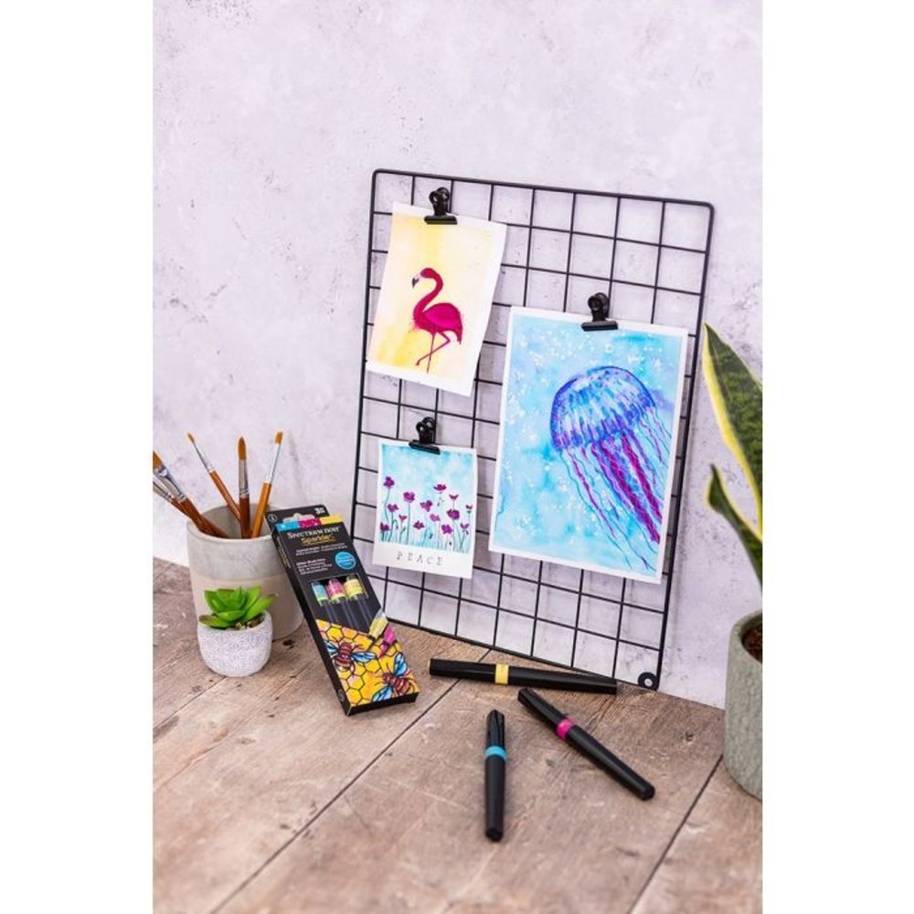 Spectrum Noir Sparkle Brush Pens Essential Brights (3pcs) (SPECN-SPA-ESB3) (DISCONTINUED) Spectrum Noir Sparkle Brush Pens Essential Brights (3pcs) (SPECN-SPA-ESB3) (DISCONTINUED)