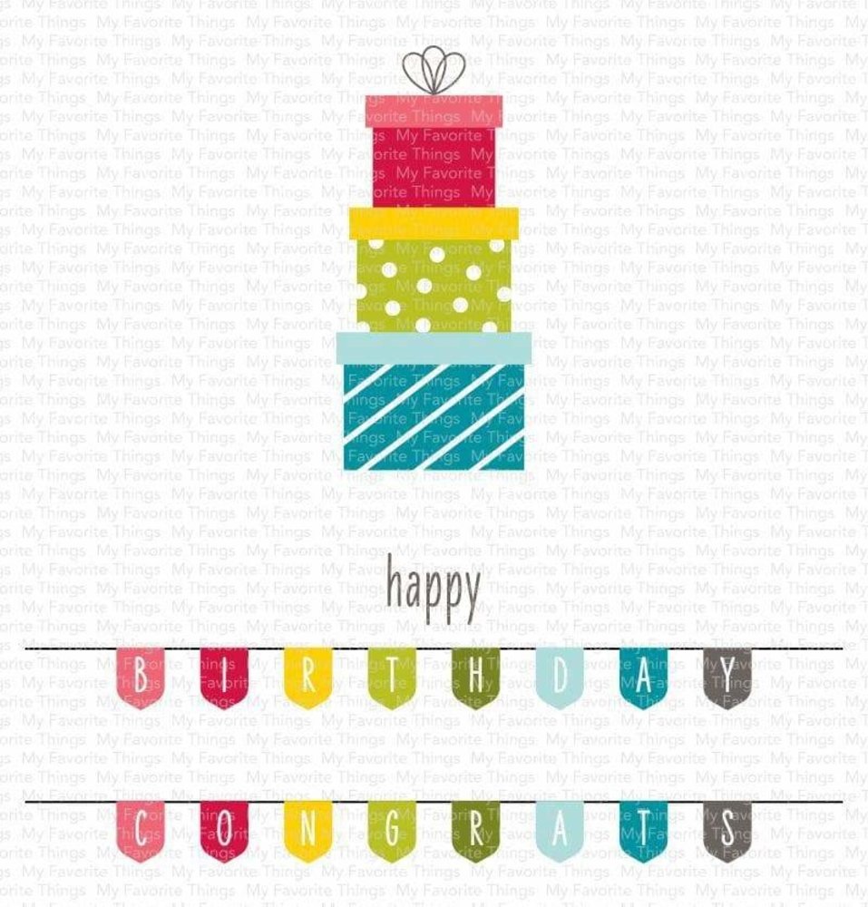 My Favorite Things Celebrate You Clear Stamps (CS-585) (OUTLET)