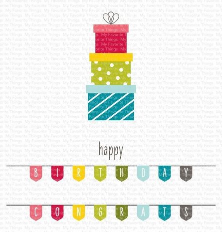 My Favorite Things Celebrate You Clear Stamps (CS-585) (OUTLET)