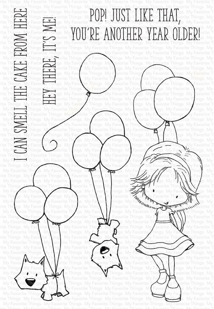 My Favorite Things Smell the Cake Clear Stamps (TI-005) (OUTLET)