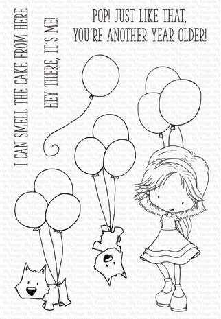 My Favorite Things Smell the Cake Clear Stamps (TI-005) (OUTLET)