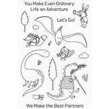 My Favorite Things Dino Adventure Clear Stamps (CS-591) (OUTLET)
