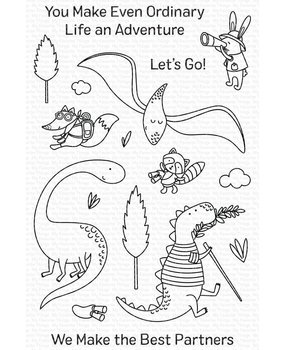 My Favorite Things Dino Adventure Clear Stamps (CS-591) (OUTLET)
