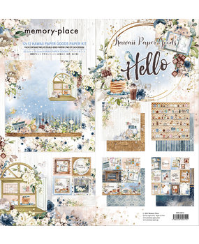 Memory Place Kawaii Paper Goods Kit Hello 12x12 Inch Paper Pack (MP-60611) (OUTLET)