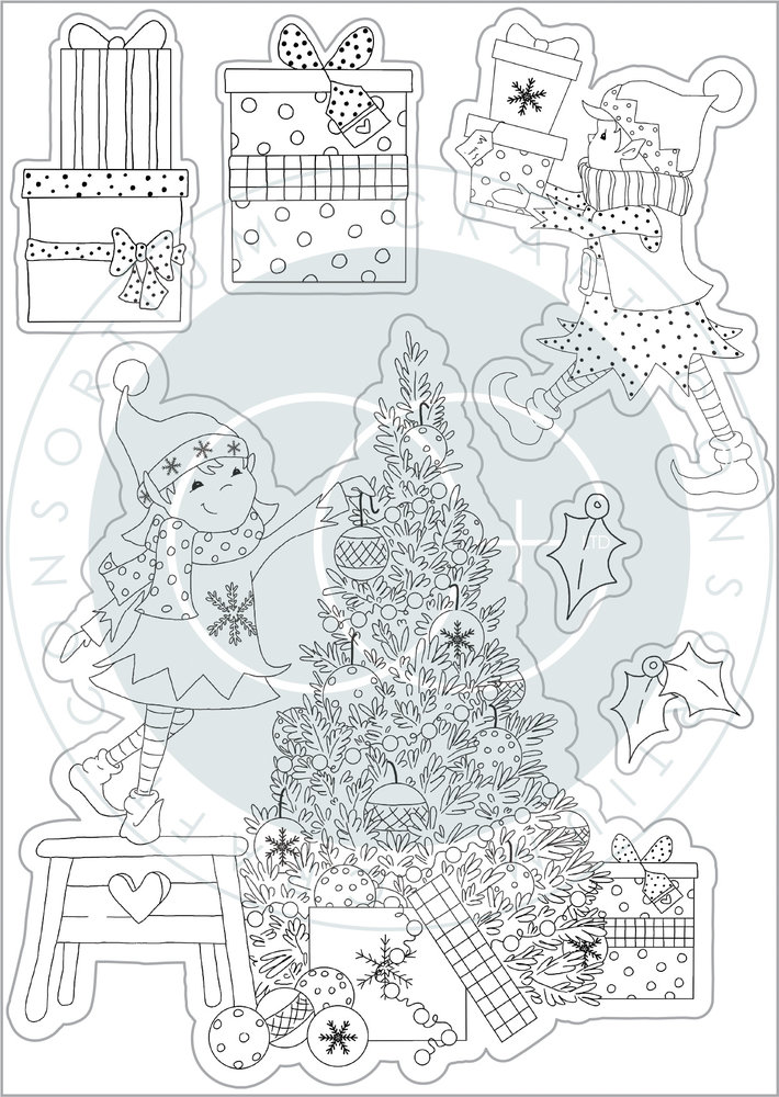 Craft Consortium Made by Elves Tree Clear Stamps (CCSTMP069) (DISCONTINUED)