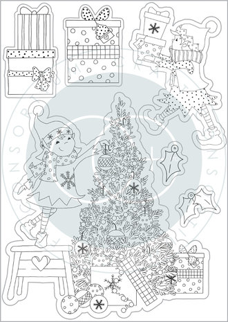 Craft Consortium Made by Elves Tree Clear Stamps (CCSTMP069) (DISCONTINUED)