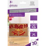 Gemini Jingle Bells 3D Embossing Folder & Stencil (GEM-EF5-3D-JINB) (DISCONTINUED)