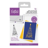 Crafter's Companion Merry and Bright Tree Clear Stamps (CC-STP-MBRI) (OUTLET)