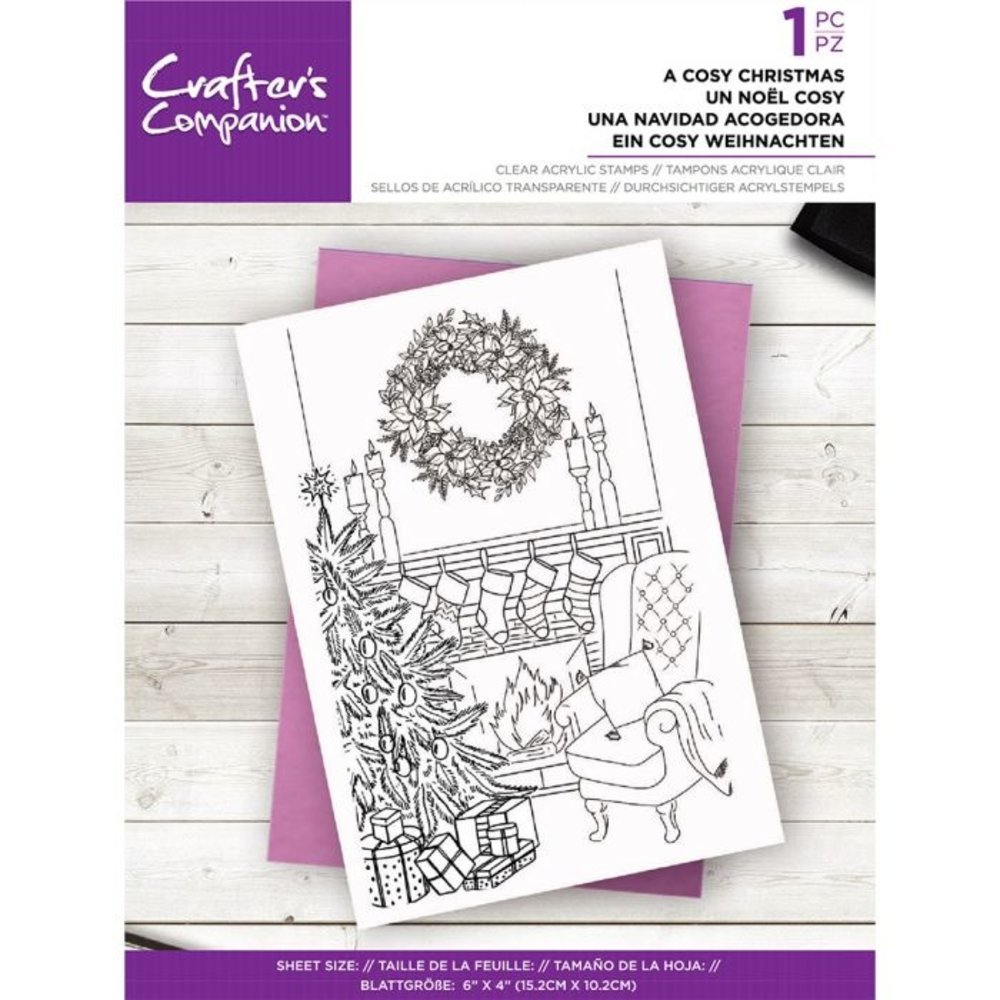 Crafter's Companion A Cosy Christmas Clear Stamps (CC-ST-CA-COSYCHR) (OUTLET) Crafter's Companion A Cosy Christmas Clear Stamps (CC-ST-CA-COSYCHR) (OUTLET)