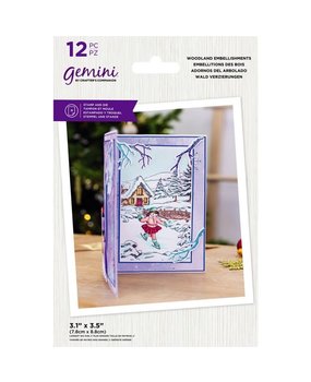 Gemini Woodland Embellishments Stamp & Die (GEM-STD-WOODEMB) (DISCONTINUED) Gemini Woodland Embellishments Stamp & Die (GEM-STD-WOODEMB) (DISCONTINUED)