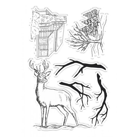 Gemini Woodland Embellishments Stamp & Die (GEM-STD-WOODEMB) (DISCONTINUED) Gemini Woodland Embellishments Stamp & Die (GEM-STD-WOODEMB) (DISCONTINUED)