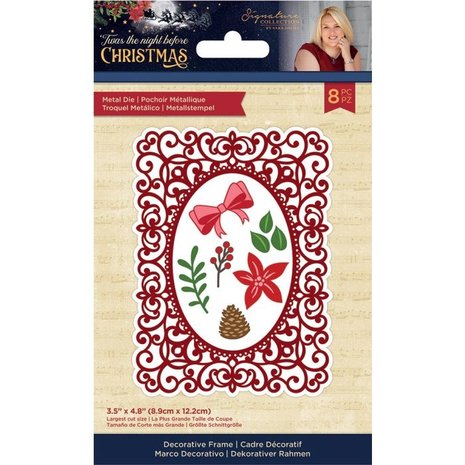 Crafter's Companion Twas the Night Before Christmas Metal Die Decorative Frame (S-TNBC-MD-DEFR) (OUTLET) Crafter's Companion Twas the Night Before Christmas Metal Die Decorative Frame (S-TNBC-MD-DEFR) (OUTLET)